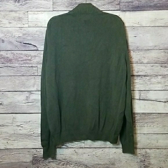 SEBASTIAN COOPER HUNTER GREEN SWEATER - Picture 4 of 6